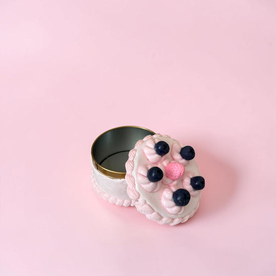 Pink Berry Cake Trinket Box