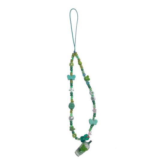 Green Starbucks Phone Strap