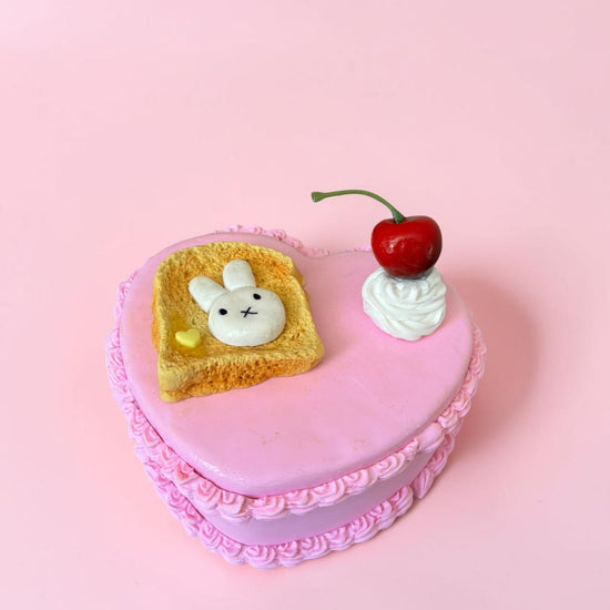 Pink Bunny Cake Jewelry Box
