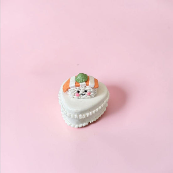 Heart Shape Sushi Trinket Box