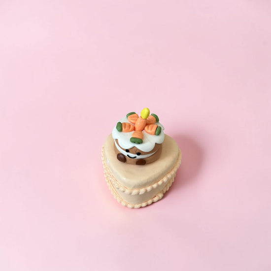 Heart Shape Carrot Cake Trinket Box