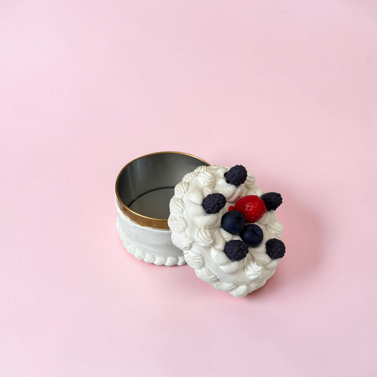 Berry Cream Cake Trinket Box