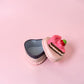 Heart Shape Pink Layer Cake Trinket Box