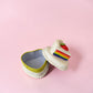 Heart Shape Rainbow Cake Trinket Box