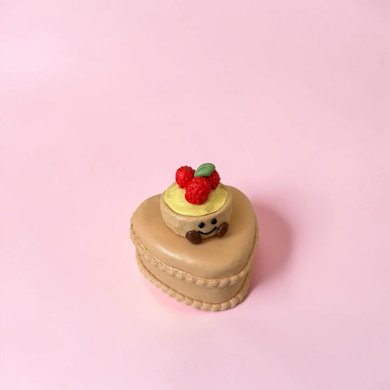Heart Shape Berry Tart Trinket Box