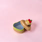 Heart Shape Berry Tart Trinket Box