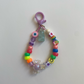 Colorful hook keychain
