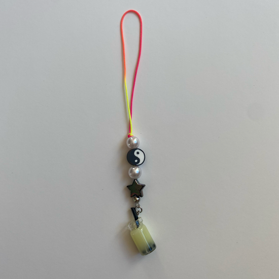 Mini Phone Strap Bubble Tea