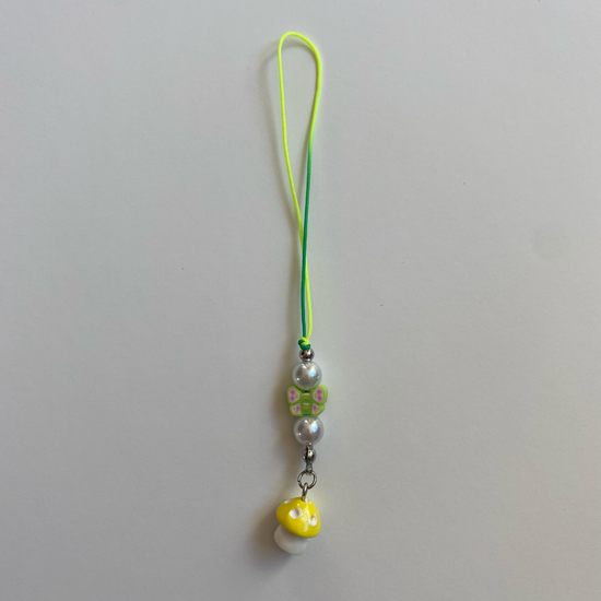 Mini Phone Strap Mushroom