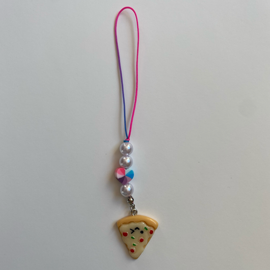 Mini Phone Strap Pizza