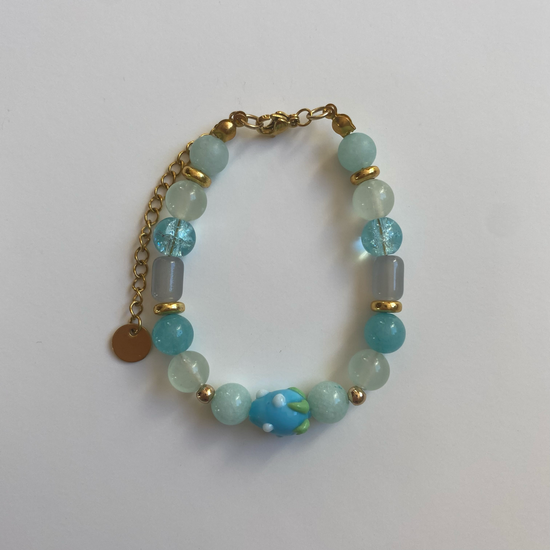 Blue Strawberry Bracelet