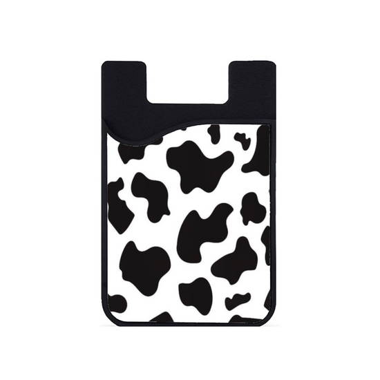 Tarjetero Cow print